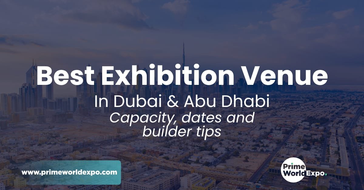Explore the top exhibition venues in Dubai and Abu Dhabi