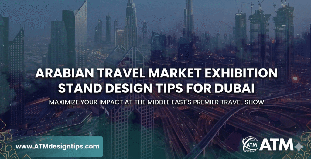 Arabian Travel Market exhibition stand design ideas for Dubai trade show