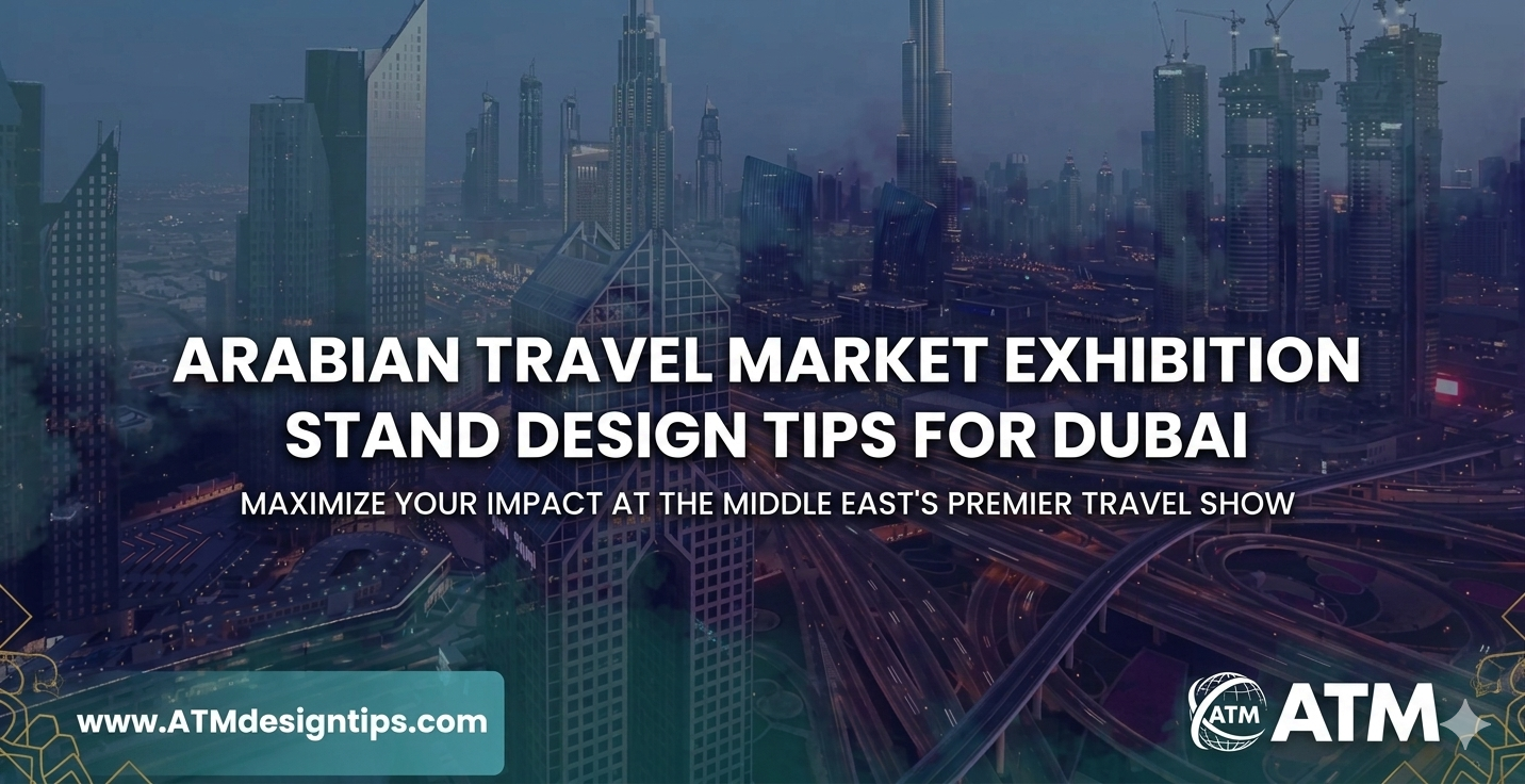 Arabian Travel Market exhibition stand design ideas for Dubai trade show